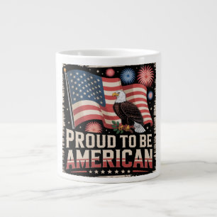Stolz auf die amerikanische Tasse