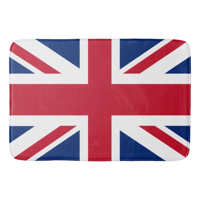 Stolz auf die britische Flagge Badematte (Vorderseite)