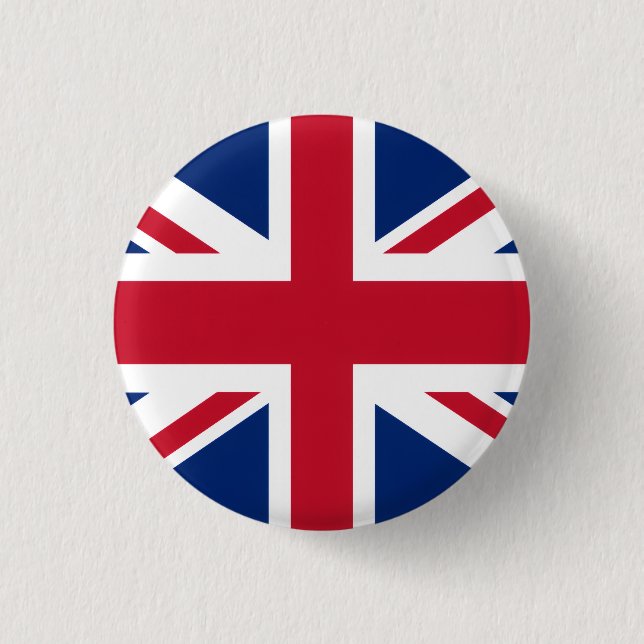 Stolz auf die britische Flagge Button (Vorderseite)