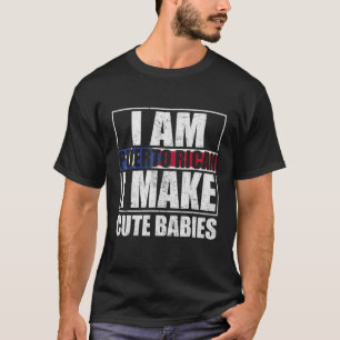 Stolz auf die Flagge von Puerto Rico Männer und Fr T-Shirt