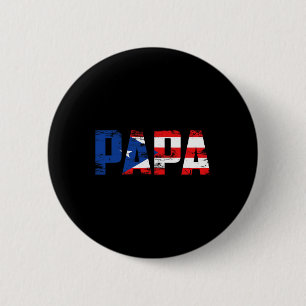 Stolz auf die Flagge von Puerto Rico Vatertag Puer Button