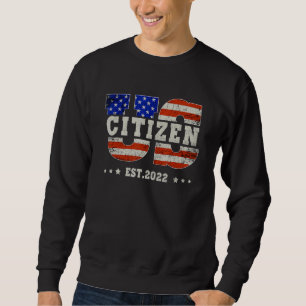 Stolz auf die Gestaltung der US-Staatsbürgerschaft Sweatshirt