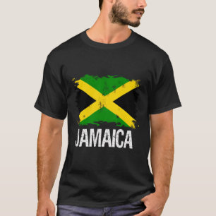 Stolz auf die Vintage jamaikanische Flagge T-Shirt