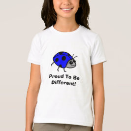 Stolz auf eine andere blaue Ladybug T-Shirt