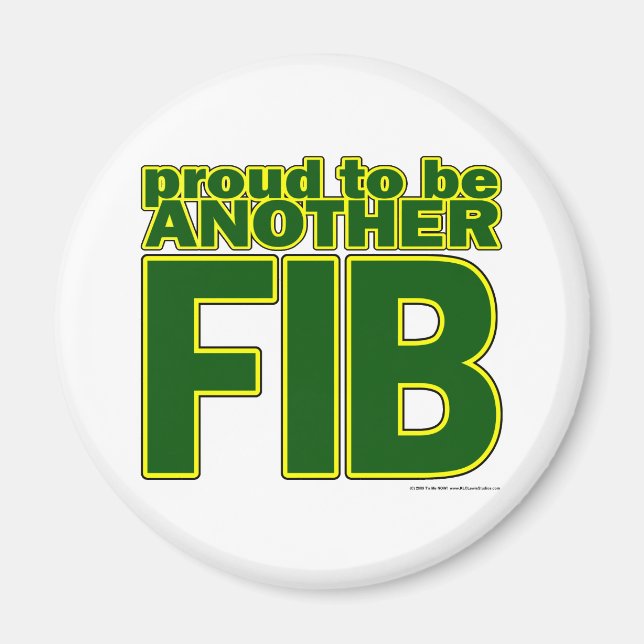 Stolz auf eine andere FIB Magnet (Vorne)