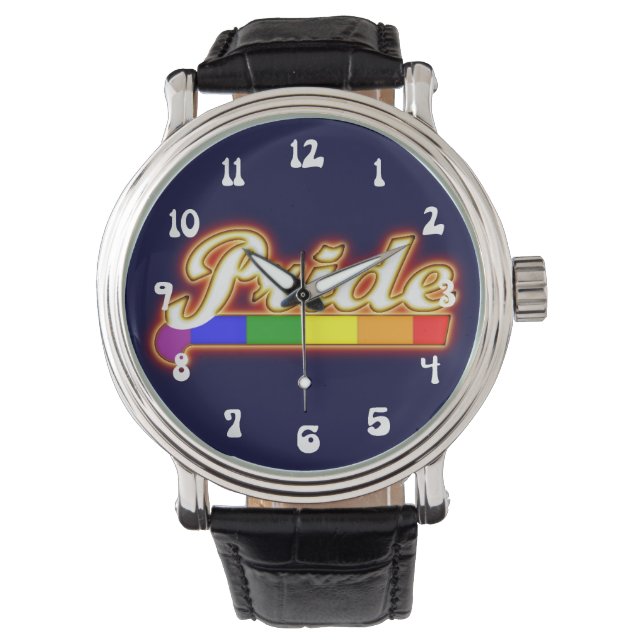 Stolz auf Gay Pride Armbanduhr (Vorderseite)