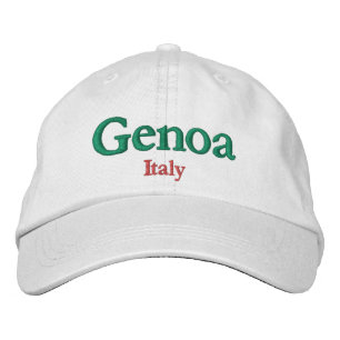 Stolz auf Genua Italien Stadt Bestickte Baseballkappe