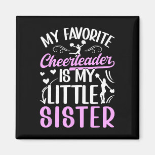Stolz auf große Schwester Cheerleaderin große Schw Magnet