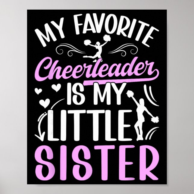 Stolz auf große Schwester, große Schwester eines C Poster (Vorne)