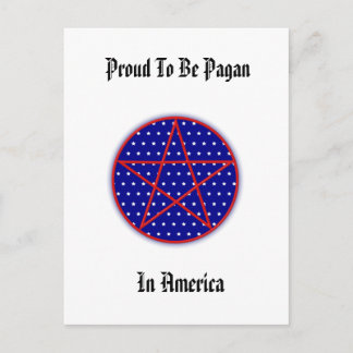 Stolz auf Heide in Amerika Postkarte