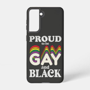 Stolz auf Homosexualität und schwarze LGBT Samsung Galaxy Hülle
