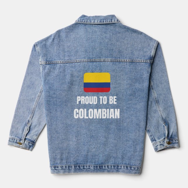 Stolz auf Kolobian Jeansjacke (Rückseite)