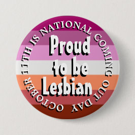 Stolz auf Lesben, Nationaler Coming Out Day Button