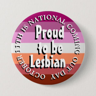 Stolz auf Lesben, Nationaler Coming Out Day Button