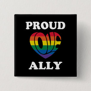 Stolz auf LGBTQ-Stolz Button