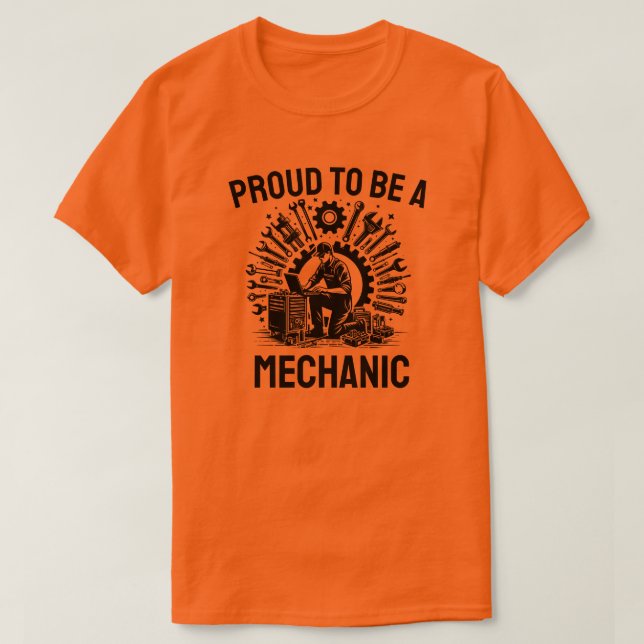 Stolz auf Mechanik T-Shirt (Design vorne)