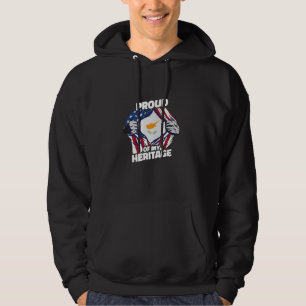 Stolz auf mein Erbe - Patriotische zypriotisch-ame Hoodie