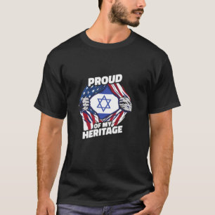 Stolz auf mein Erbe - Patriotischer israelischer A T-Shirt