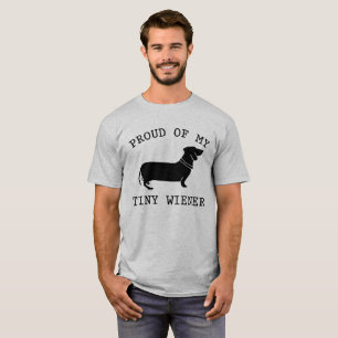 Stolz auf mein kleines Wiener Würstchen Lustiger D T-Shirt