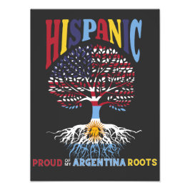 Stolz auf meine argentinischen Wurzeln Hispanic He Fotodruck