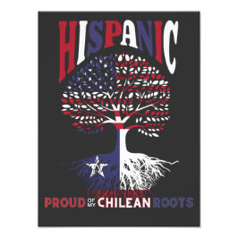 Stolz auf meine chilenischen Wurzeln Hispanic Heri Fotodruck