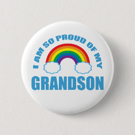 Stolz auf meine Grandson Rainbow Grandeltern Button