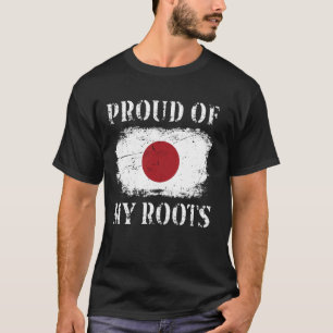Stolz auf meine japanischen Wurzeln japanische Fla T-Shirt