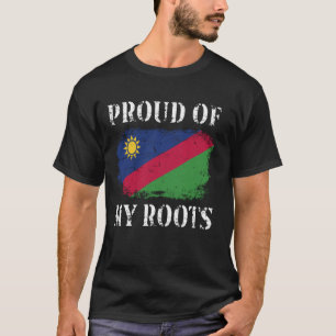 Stolz auf meine namibische Roots-namibische Flagge T-Shirt