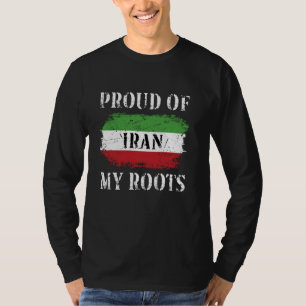 Stolz auf meine persische Roots-iranische Flagge I T-Shirt