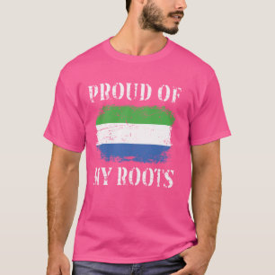 Stolz auf meine Sierra Leone Roots Sierra Leone Fl T-Shirt