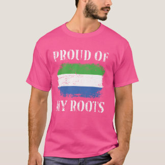 Stolz auf meine Sierra Leone Roots Sierra Leone Fl T-Shirt