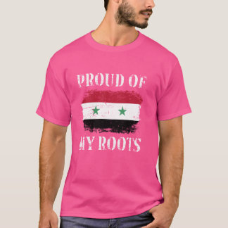 Stolz auf meine syrische Roots-syrische Flagge Syr T-Shirt