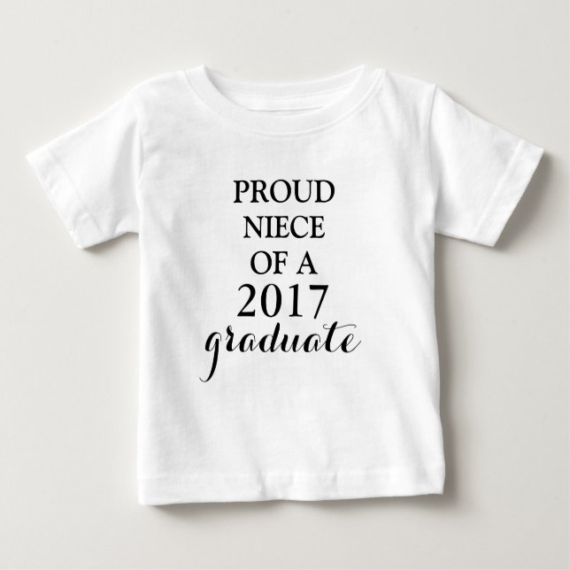 Stolz auf meinen Abschluss Baby T-shirt (Vorderseite)