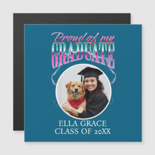 Stolz auf meinen Graduate Custom Pic Chrome Lightn Magnetkarte