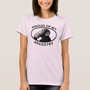 Stolz auf meinen Herkunfts-Schimpansen T-Shirt
