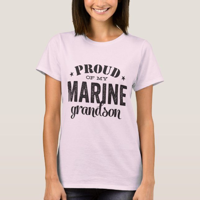 Stolz auf meinen MARINEenkel T-Shirt (Vorderseite)