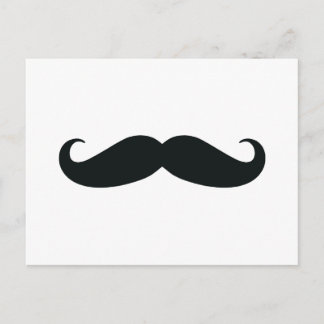 Stolz auf meinen Stache....Mustache Postkarte
