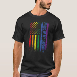 Stolz auf meinen Tochter Lgbtq CD-Gay Pride T-Shirt