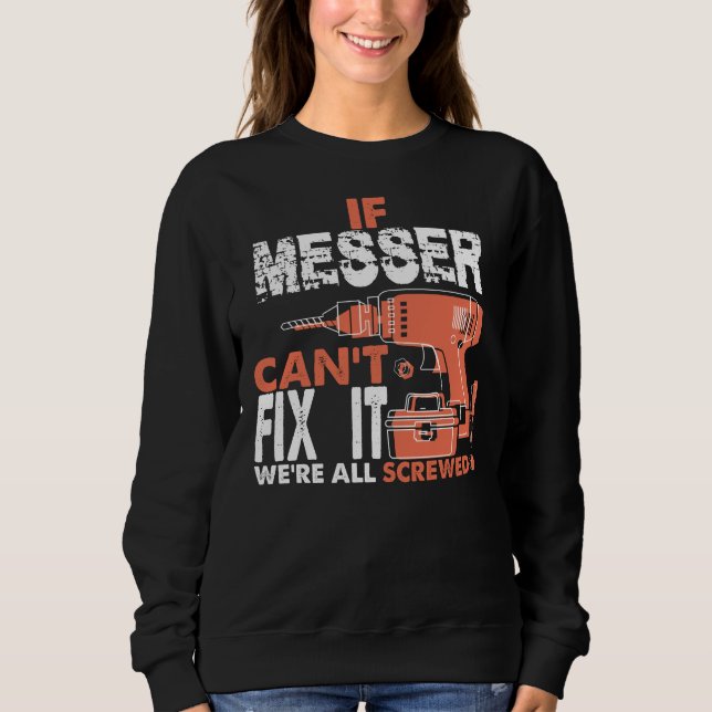 Stolz auf MESSER-Hemd Sweatshirt (Vorderseite)