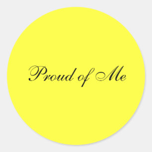 Stolz auf mich Aufkleber