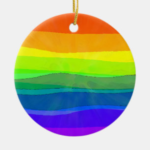 Stolz auf mich - LGBTQIA-Stolz Keramik Ornament