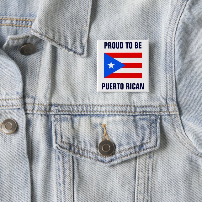 Stolz auf Puerto Rico Button (Beispiel)