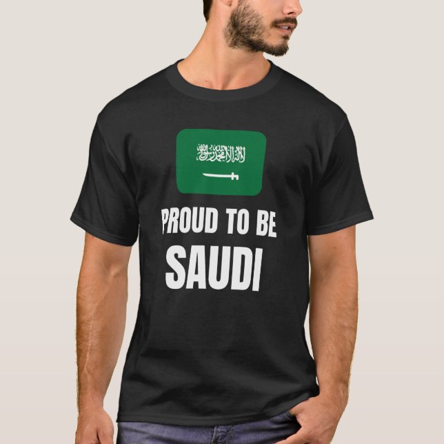 Stolz auf Saudi T-Shirt (Vorderseite)