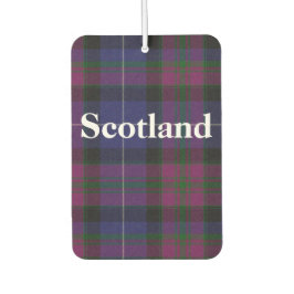 Stolz auf Schottland Tartan Kariert Air Freshener Autolufterfrischer