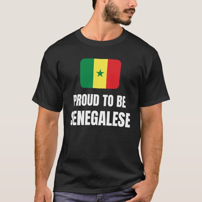 Stolz auf Senegalese T-Shirt (Vorderseite)