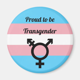 Stolz auf Transgender   Trans Pride Magnet