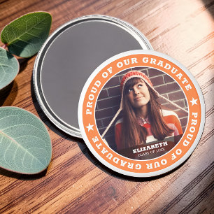 Stolz auf unser Graduate 20XX Abschluss Foto Magnet