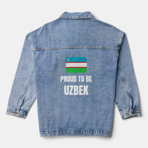 Stolz auf Usbek Jeansjacke