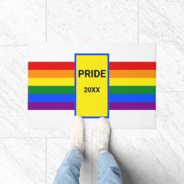 Stolz auf Zuhause Rainbow LGBT LGBTQ Doormat Fußmatte