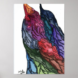 Stolz aufgerichtet poster